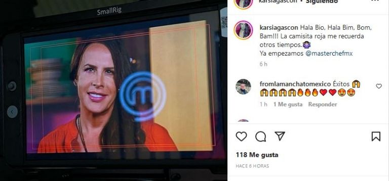 Karla Sofía Gascón llega a 'MasterCheff'