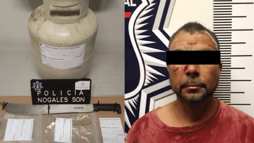 Nogales: Capturan a Saúl 'N' por tratar de explotar cilindro de gas y quemar gasolinera