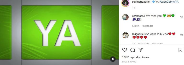 Juan Gabriel nueva publicación