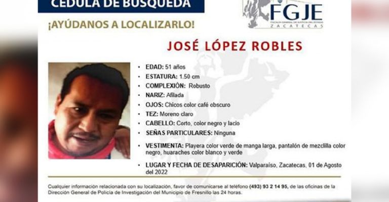 Desaparece padre de Yuawi