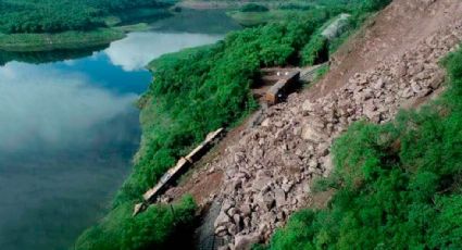 Se descarrila el Tren Chepe: Las fuertes lluvias provocaron el desgajamiento de un cerro