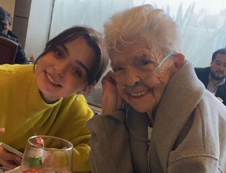 Maca y su abuela Anabel Gutiérrez