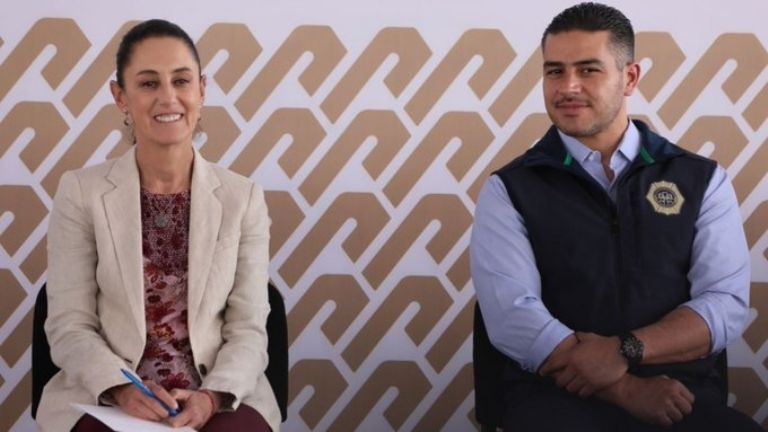 Sheinbaum y García Harfuch