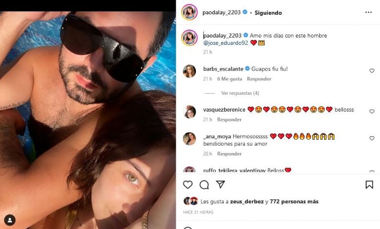 Paola Dalay y José Eduardo Derbez