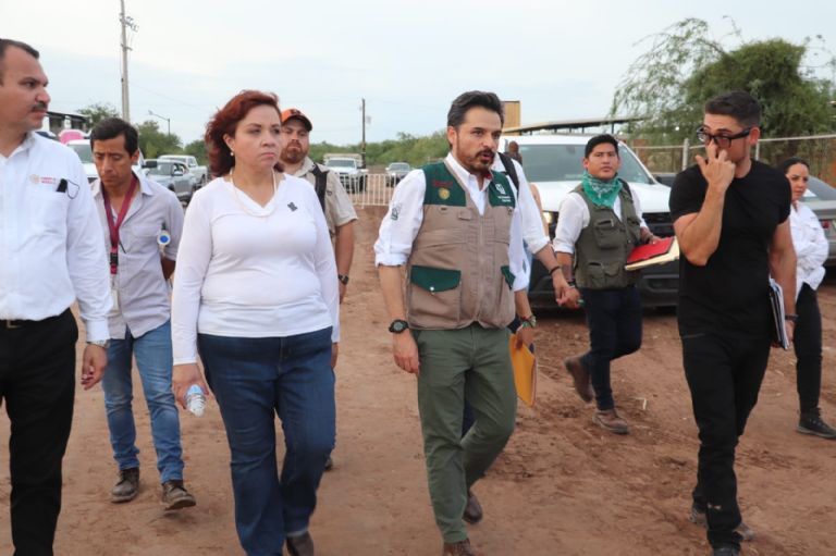 Supervisión de las obras en las comunidades Yaquis, da entrevista a TRIBUNA
