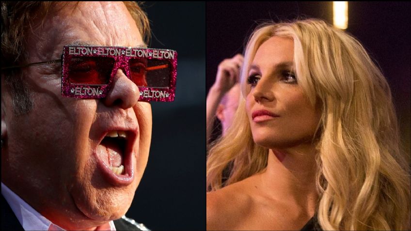Britney Spears rompe el silencio y habla de cómo fue trabajar con Elton John: "Es un gran problema"