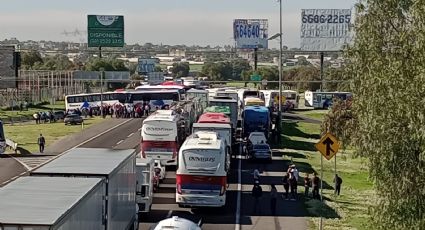 Piperos bloquean la autopista México-Pachuca en protesta por nuevas disposiciones; esto sucedió