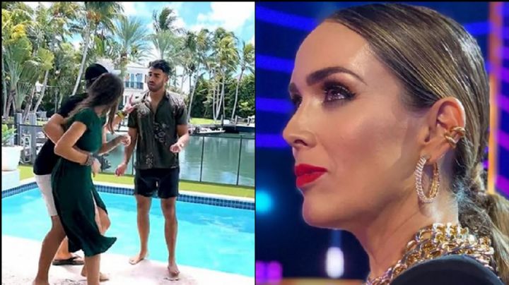 Esposo de Jacqueline Bracamontes armaría escena de celos tras verla con un conductor de Telemundo