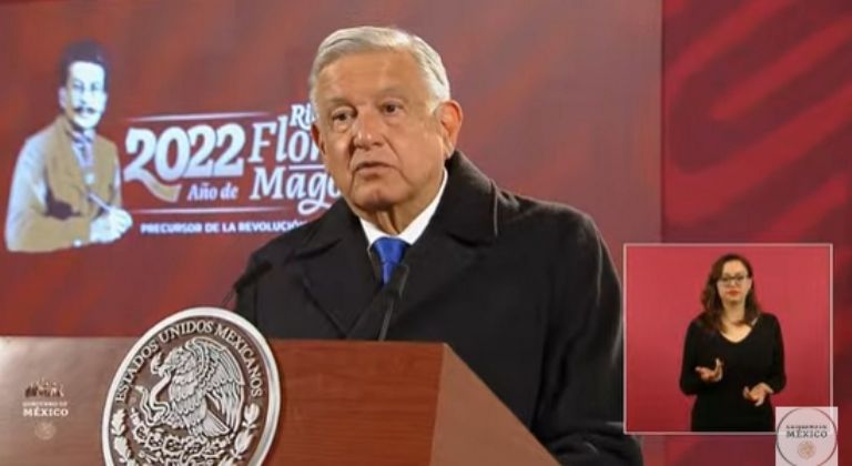 En la imagen, el presidente AMLO en la conferencia de prensa matutina. Foto: Gobierno de México