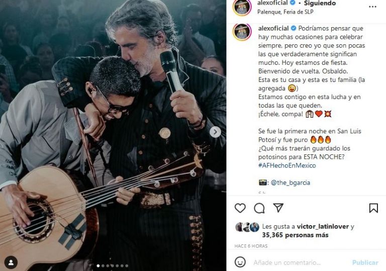 Alejandro Fernández y Osvaldo 