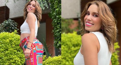 Andrea Escalona luce sus 21 semanas de embarazo desde Acapulco y enternece a todo Televisa