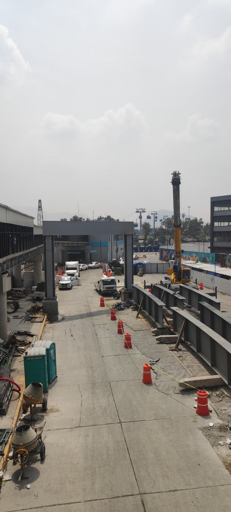 Obras del Trolebús Elevado