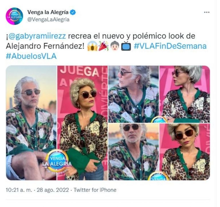 Gaby Ramírez se burla de Alejandro Fernández