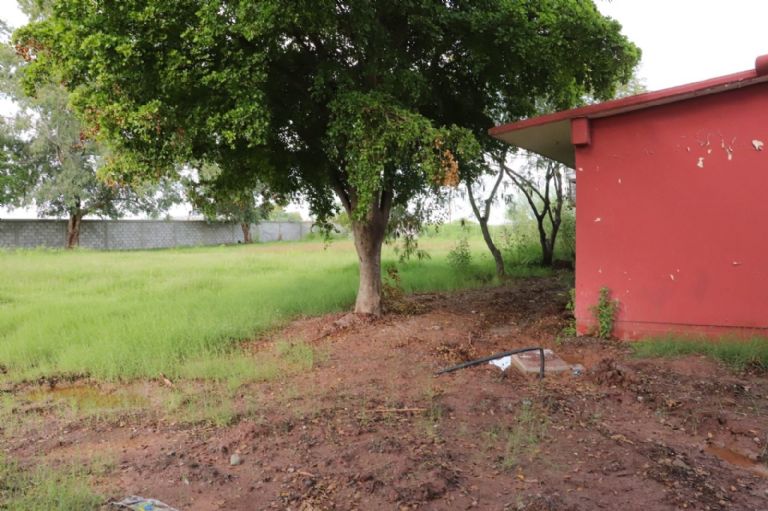 Infraestructura dañada en escuela de Cajeme impide regreso a clases. Foto: Alejandra Ávalos