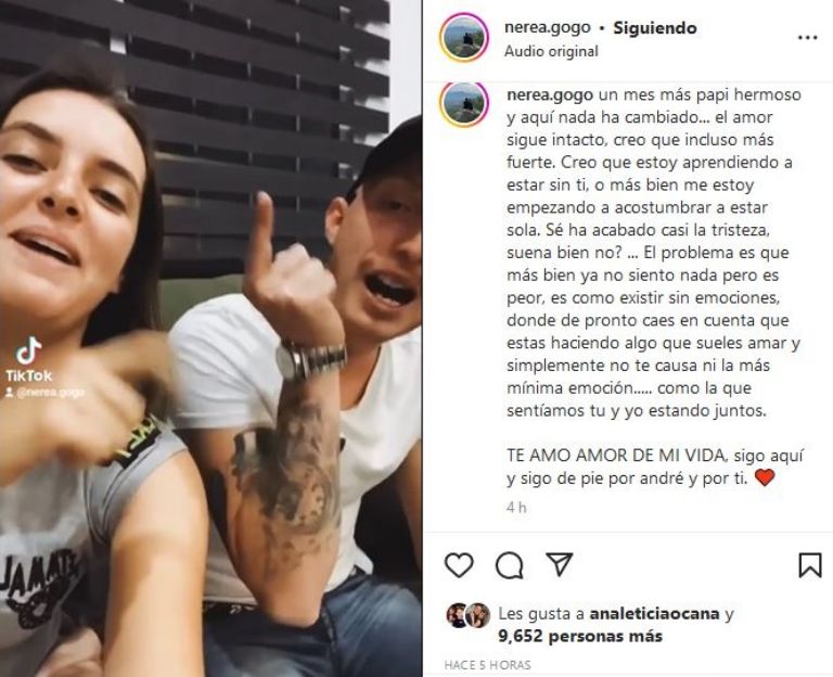 Mensaje de Nerea Godínez