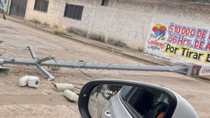 La Fiscalía ya investiga el derribo de 52 cámaras de vigilancia del C5 en el Edoméx