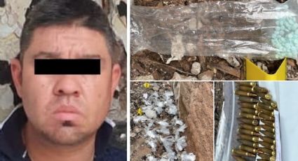 Sonora: Cae sujeto con cartuchos y cargamento de marihuana, fentanilo y metanfetamina