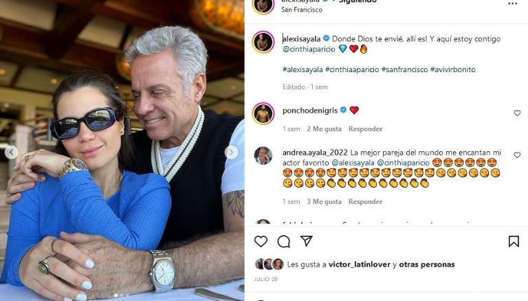 Alexis Ayala y Cinthia Aparicio