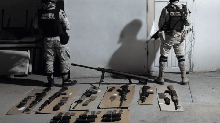 Golpe al crimen: Guardia Nacional decomisa fusiles, cargadores y cartuchos en playa El Machorro