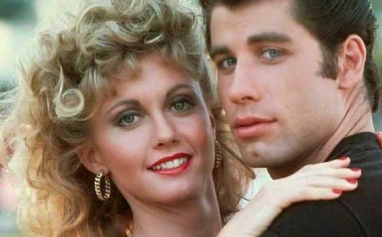 Olivia Newton John y John Travolta en 'Vaselina'