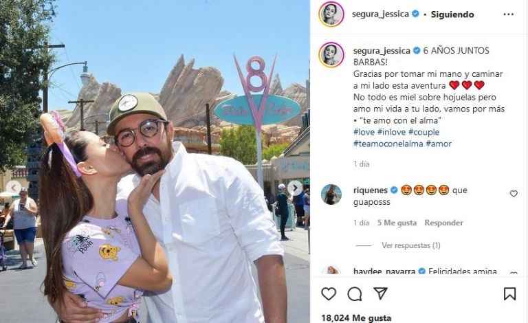 Jessica Segura presume su relación con Adrián Paus