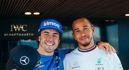 Todo en paz: Fernando Alonso y Lewis Hamilton hacen las pases tras choque en Bélgica