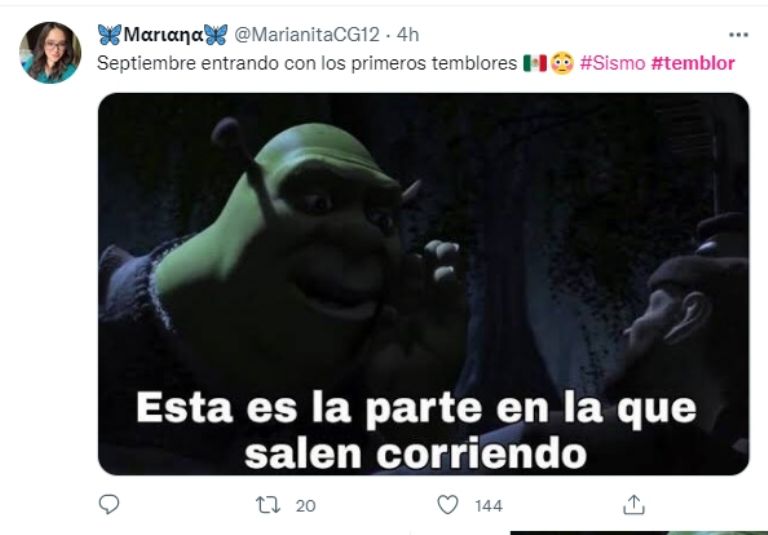 Internet y memes sobre sismos en septiembre. Foto: Twitter