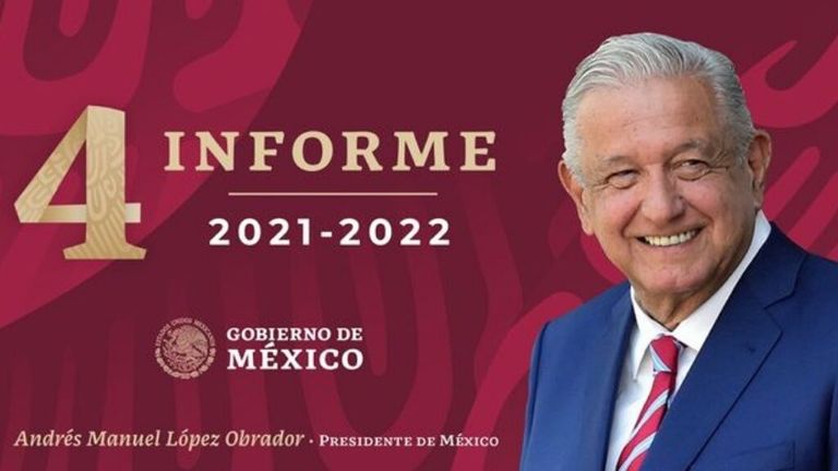 Cuarto Informe de Gobierno de AMLO. Foto: Internet