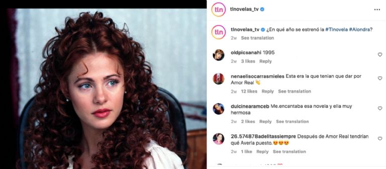 Instagram @tlnovelas_tv
