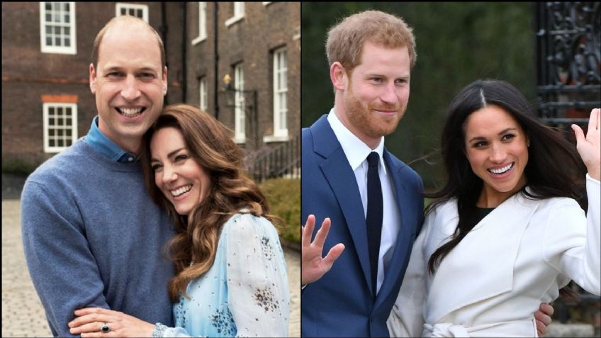 ¿Reconciliación en la corona? Harry y Meghan son captados tomados de la mano junto a William y Kate