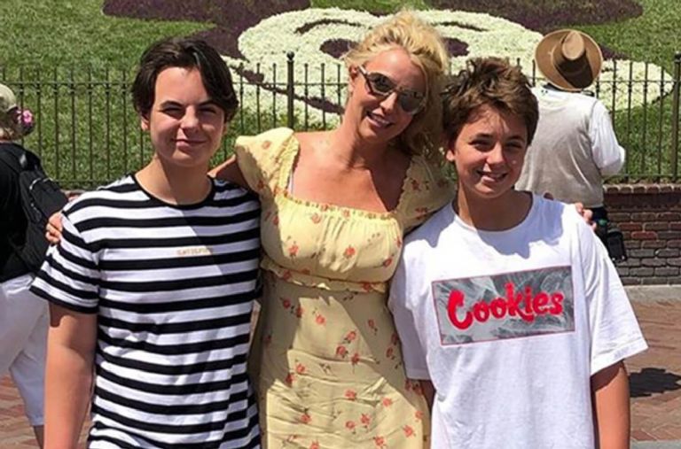 Britney Spears y sus hijos