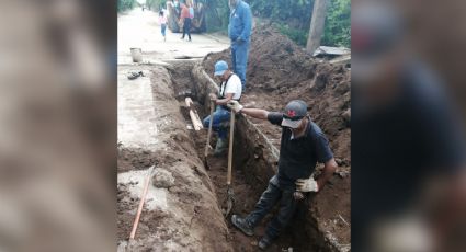 Álamos: Fuga de agua y drenaje colapsado en la Iglesia Purísima Concepción es reparado