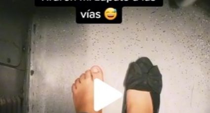 ¡Insólito! Mujer graba viaje en Metro sin uno de sus zapatos; se volvió viral