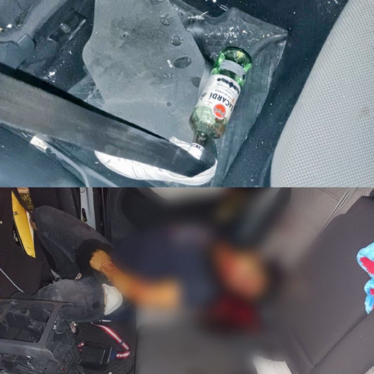 Se presume que un conductor estaba en estado de ebriedad. Foto: Twitter