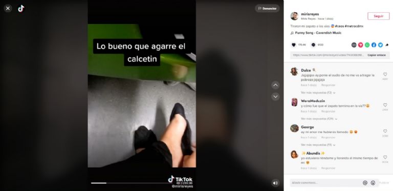 Usuaria pierde su zapato en el Metro
