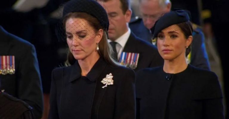 Fotografía de Meghan Markle y Kate Middleton