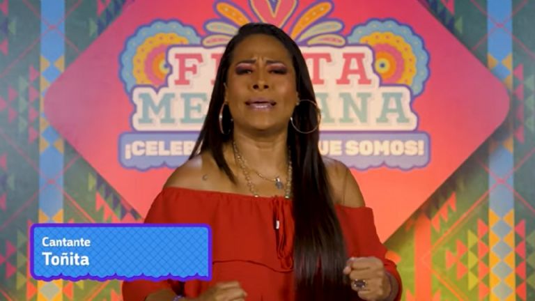 Toñita participó en la Fiesta Mexicana
