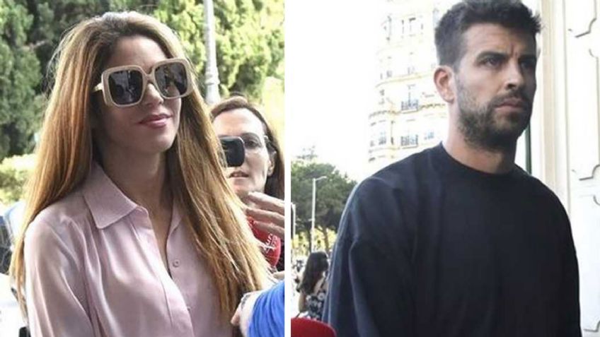 Así fue el encuentro de Shakira y Piqué en despacho de abogados; la cantante sonríe a su salida