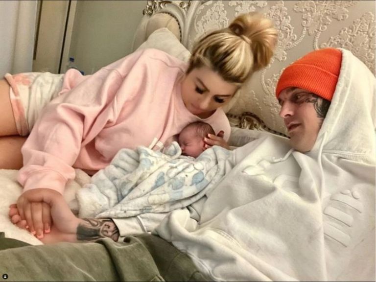 Aaron Carter y Melannie Martins