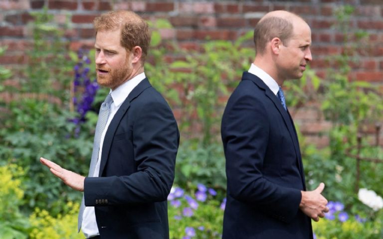 Fotografía de Harry y William