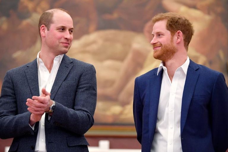 Fotografía de Harry y William