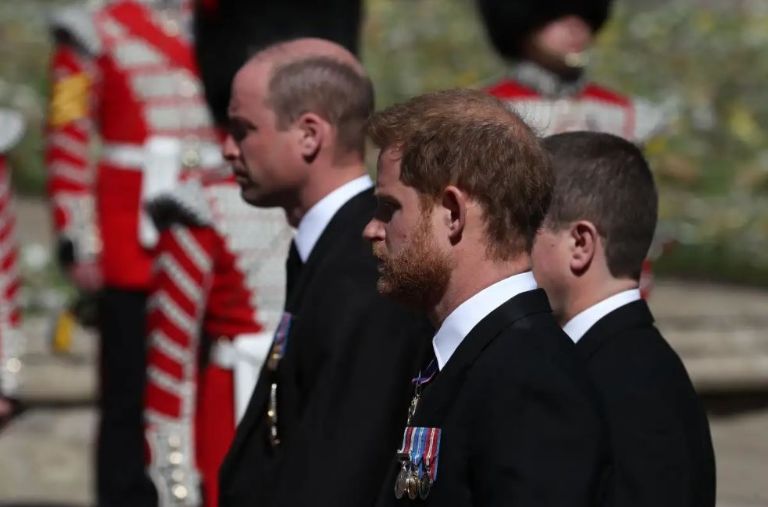 Fotografía de el Príncipe de Gales y el Duque de Sussex