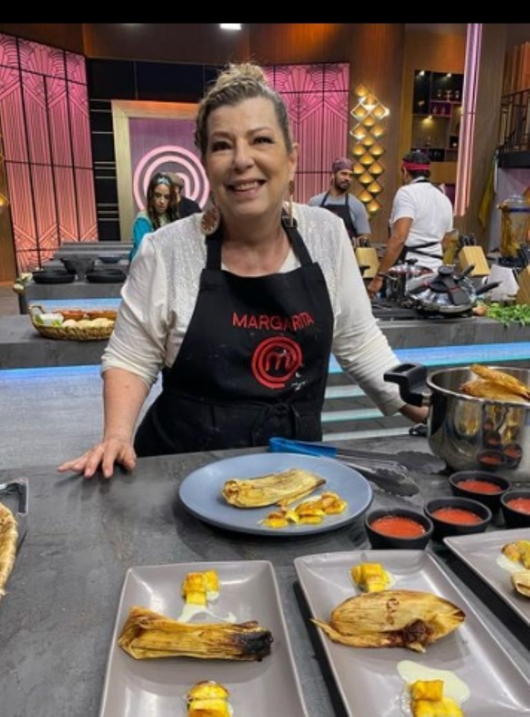 Los tamales de Margarita, La Diosa de la Cumbia, encantaron a los jueces. Foto: Instagram