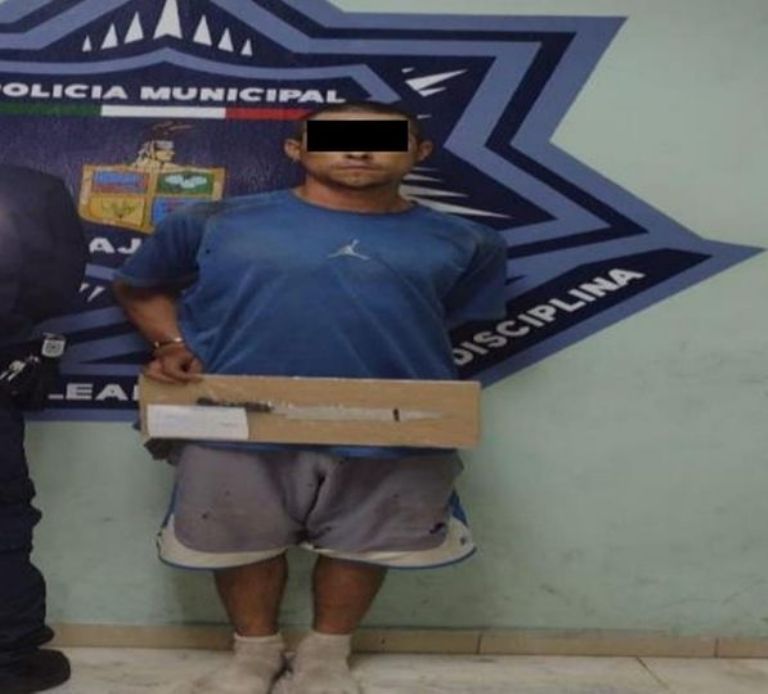 Autoridades detienen a masculino que intentó asesinar a una mujer en Cajeme, Sonora. Foto: Facebook