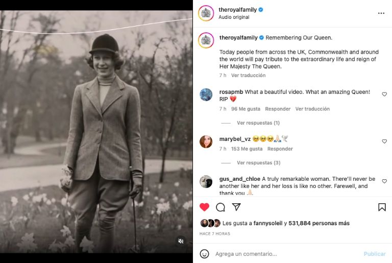 Video semblanza Reina Isabel II 