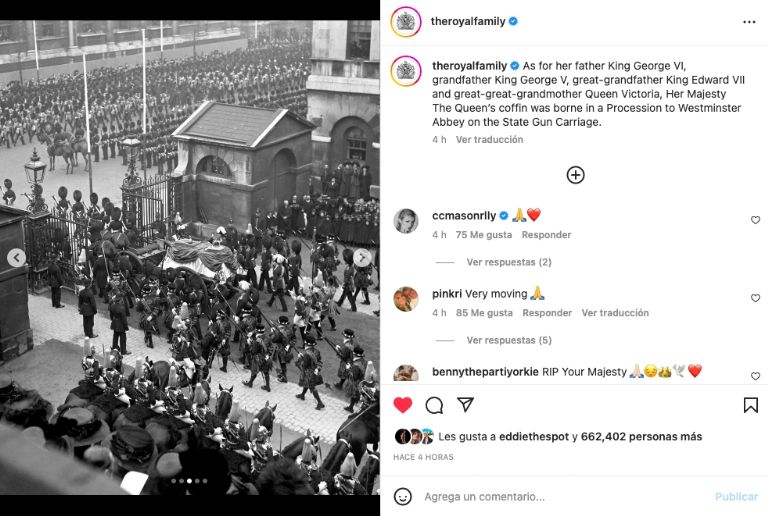 Funerales de Reyes en Inglaterra 