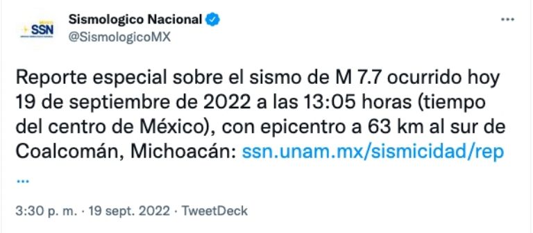 Sismológico Nacional 