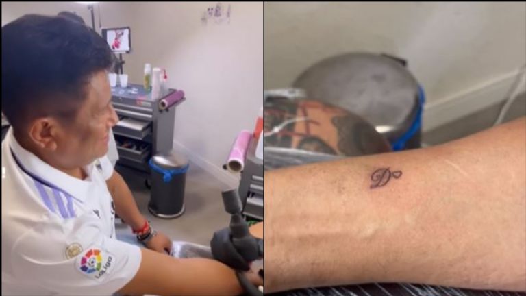 Juan Osorio se tatúa por Eva Daniela