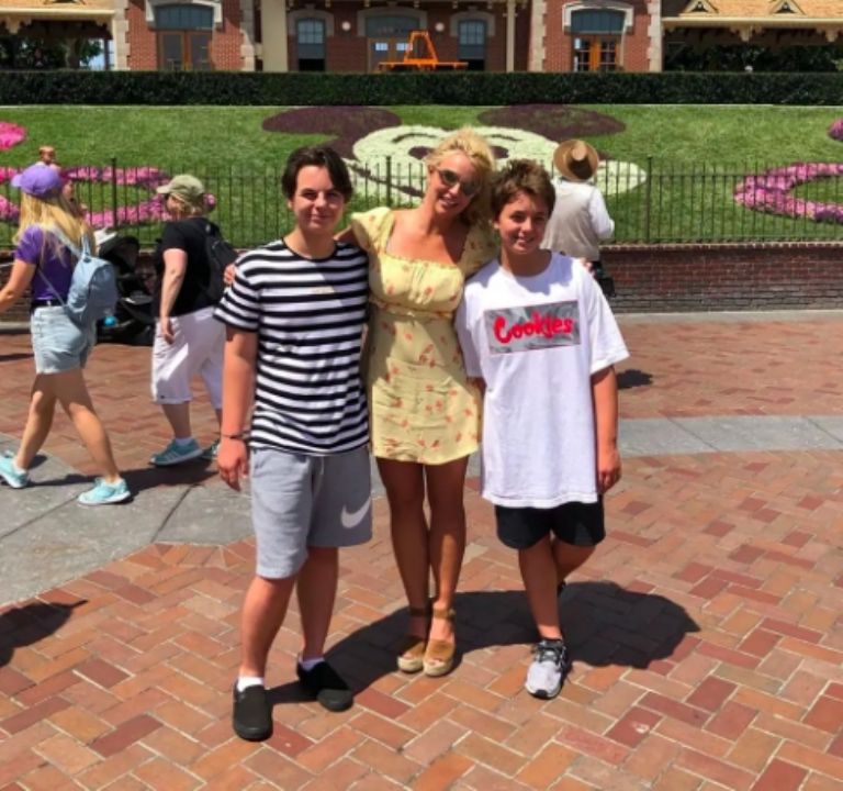 Britney Spears e hijos 