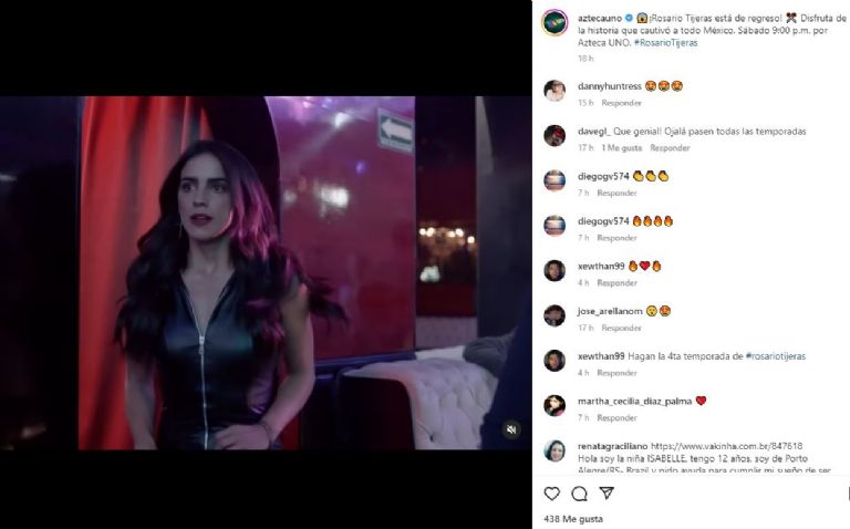 Confirman el reestreno de Rosario Tijeras